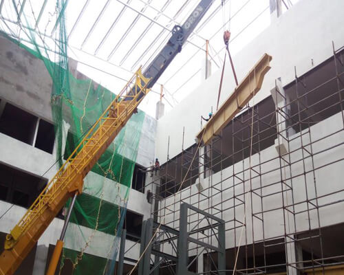 Erection of EOT Crane Gantry and Infrastructures