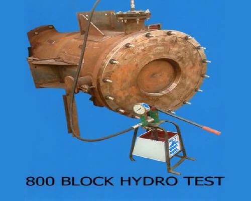 800 Block Hydro Test
